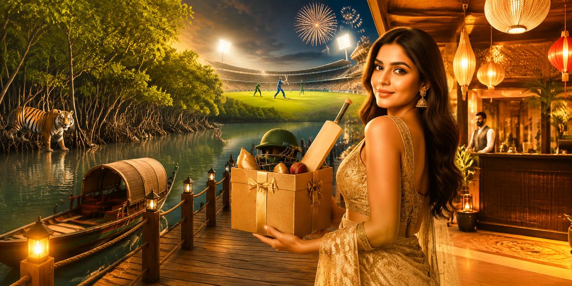 সুন্দরবনের ক্রিকেট বাজির রাতের বাজার